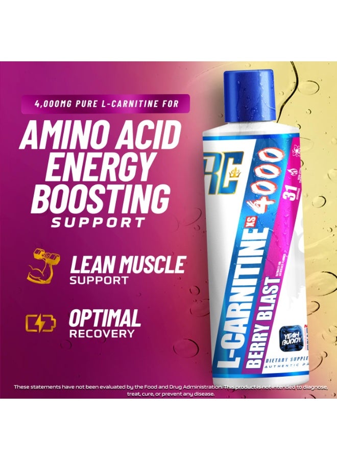 Ronnie Coleman L-Carnitine 4000 XS 465ml Berry Blast - Image 3